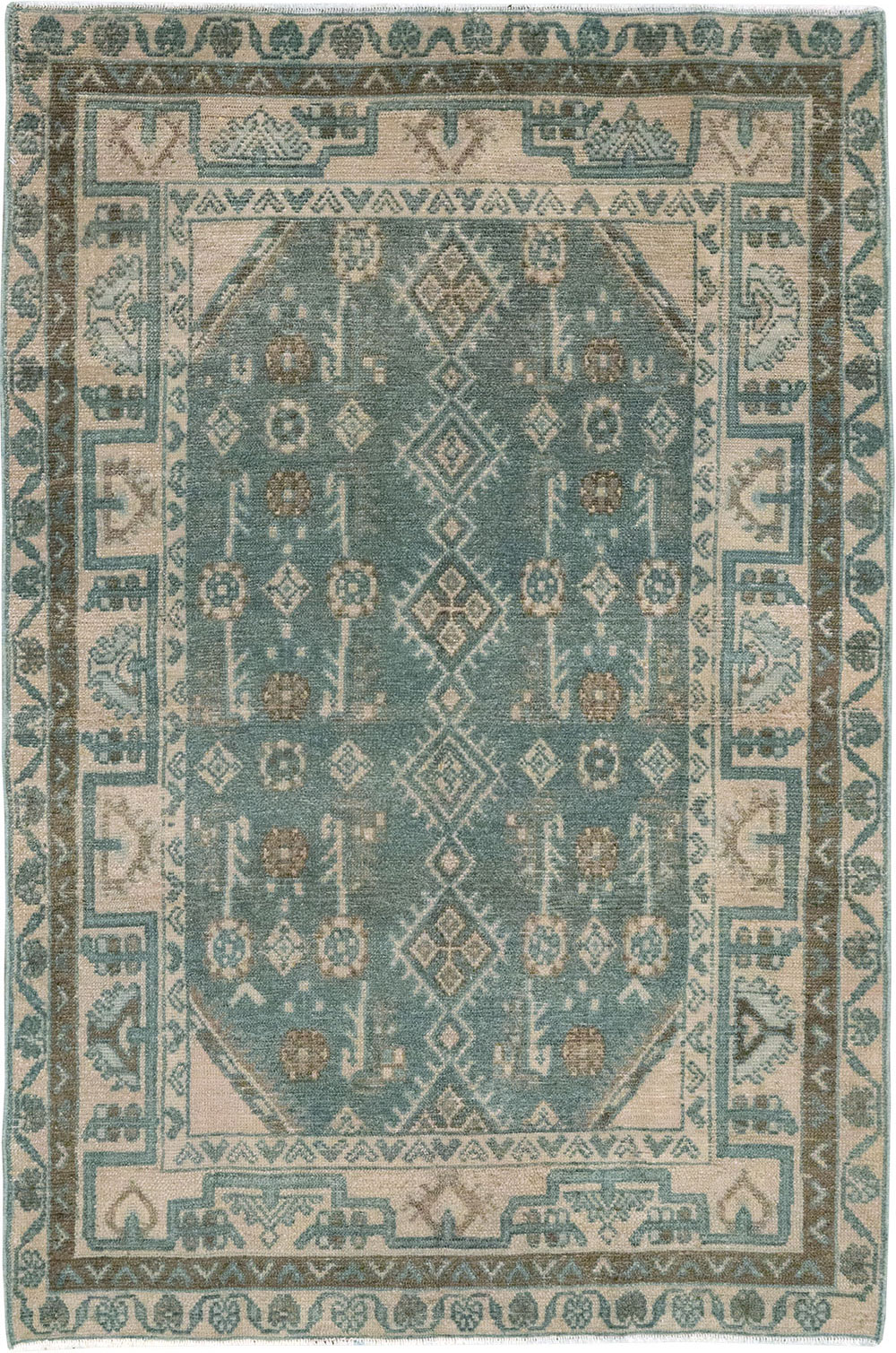 Vintage Persian Malayer Throw Rug (Pair: 1 of 2), No.31987 - Gsblank
