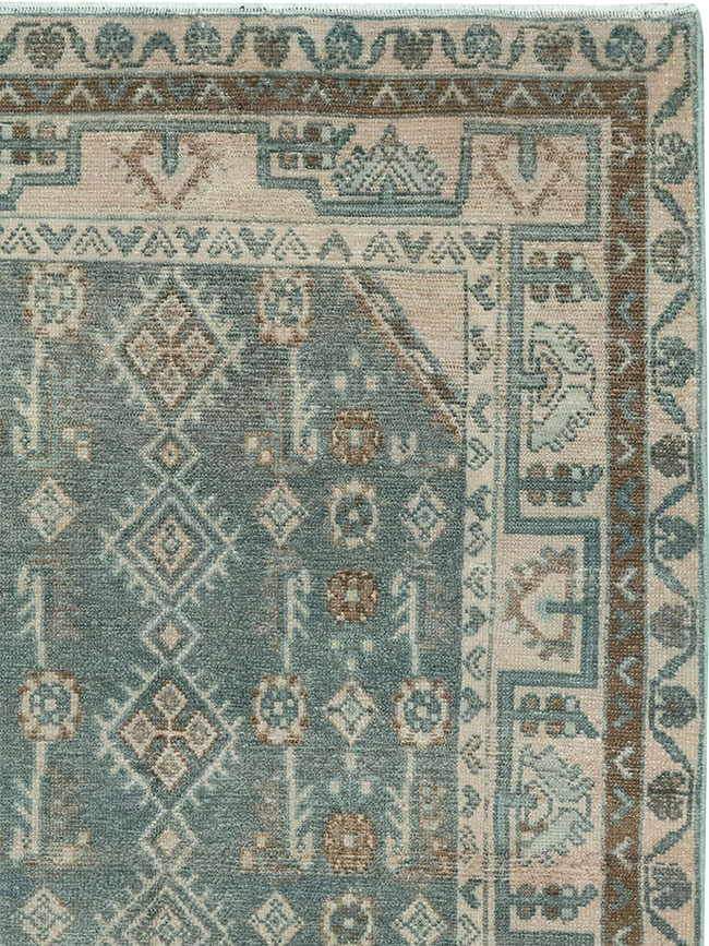Vintage Persian Malayer Throw Rug (Pair: 1 of 2), No.31987 - Gsblank