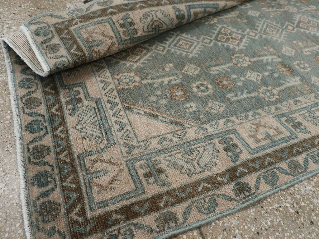Vintage Persian Malayer Throw Rug (Pair: 1 of 2), No.31987 - Gsblank