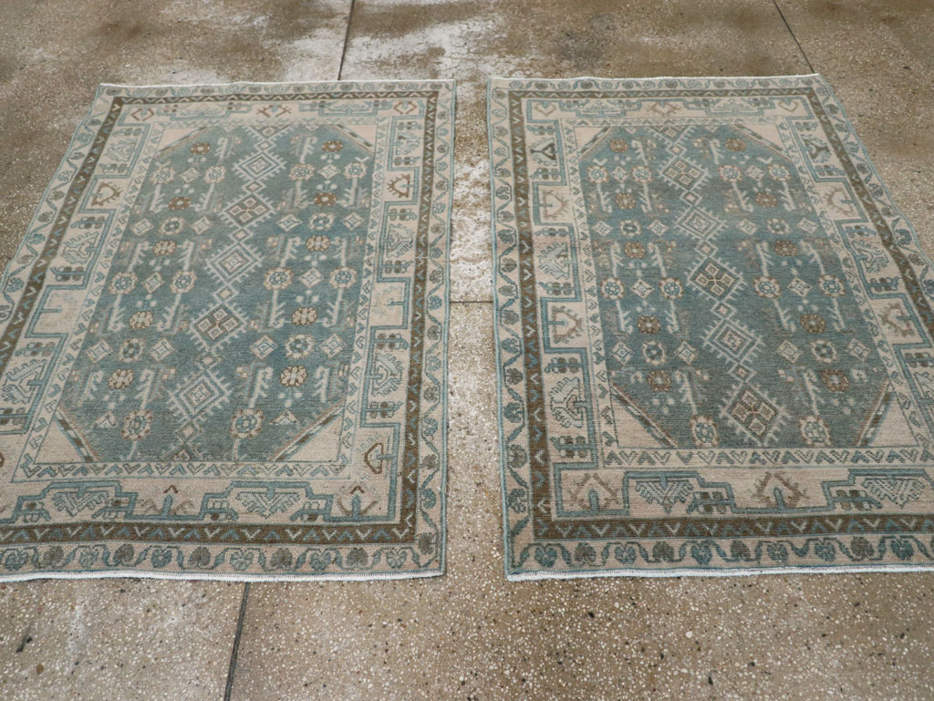 Vintage Persian Malayer Throw Rug (Pair: 1 of 2), No.31987 - Gsblank