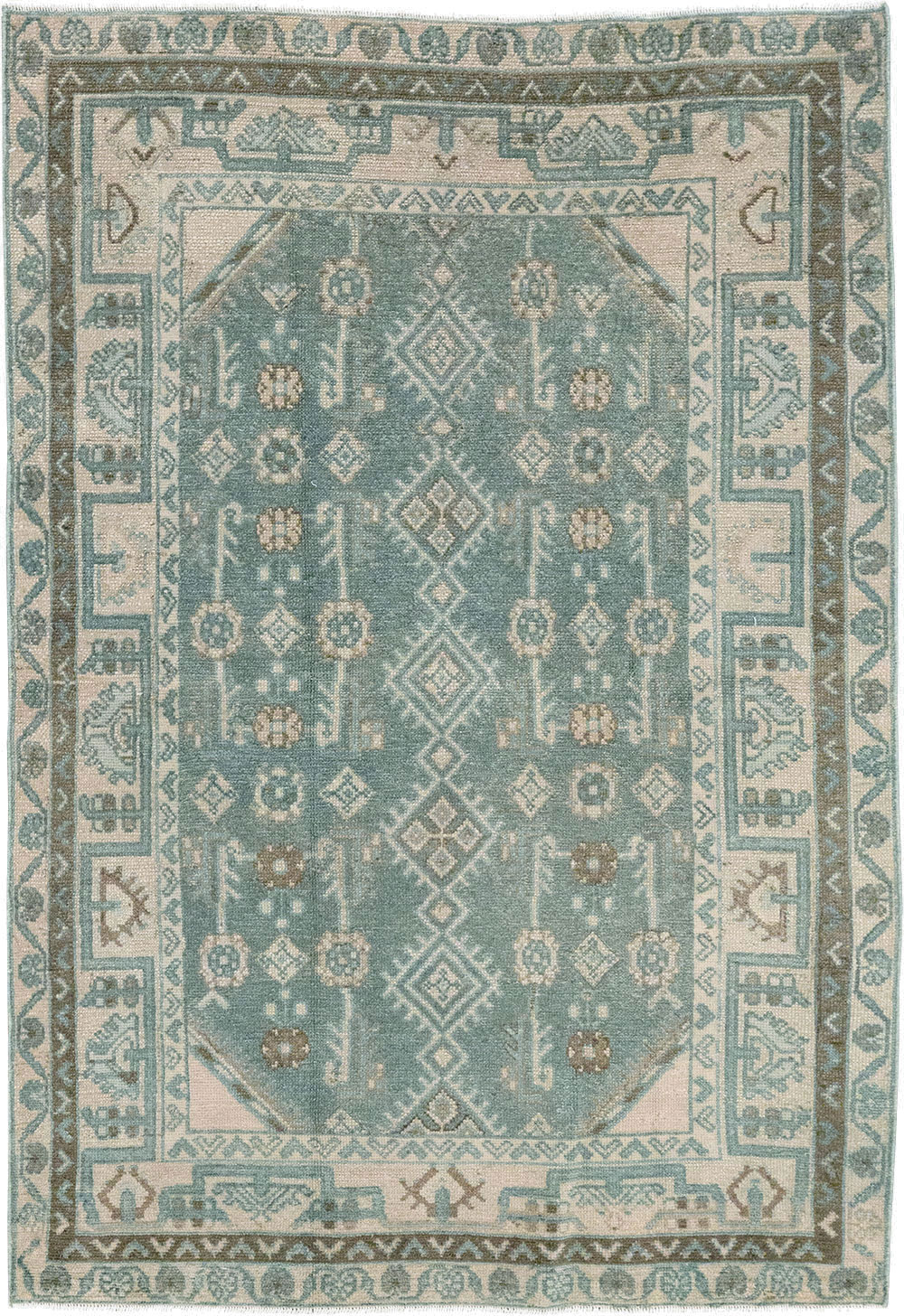 Vintage Persian Malayer Throw Rug (Pair: 2 of 2), No.31988 - Gsblank