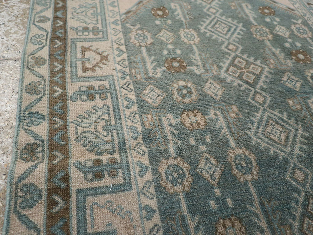 Vintage Persian Malayer Throw Rug (Pair: 2 of 2), No.31988 - Gsblank