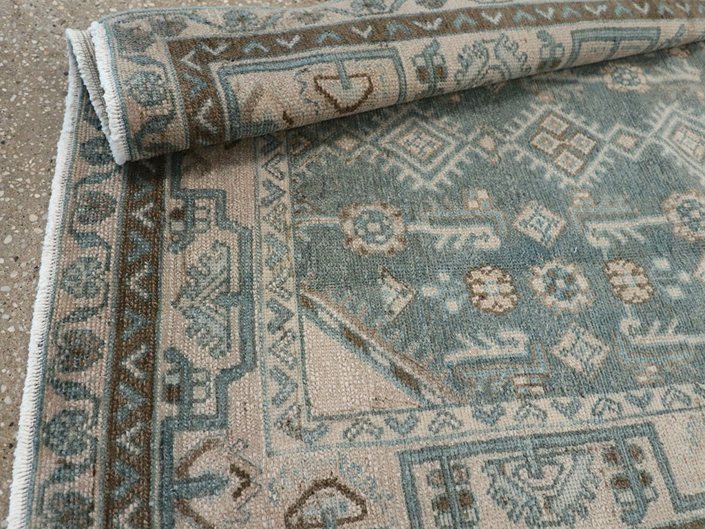 Vintage Persian Malayer Throw Rug, No.31988 - Gsblank