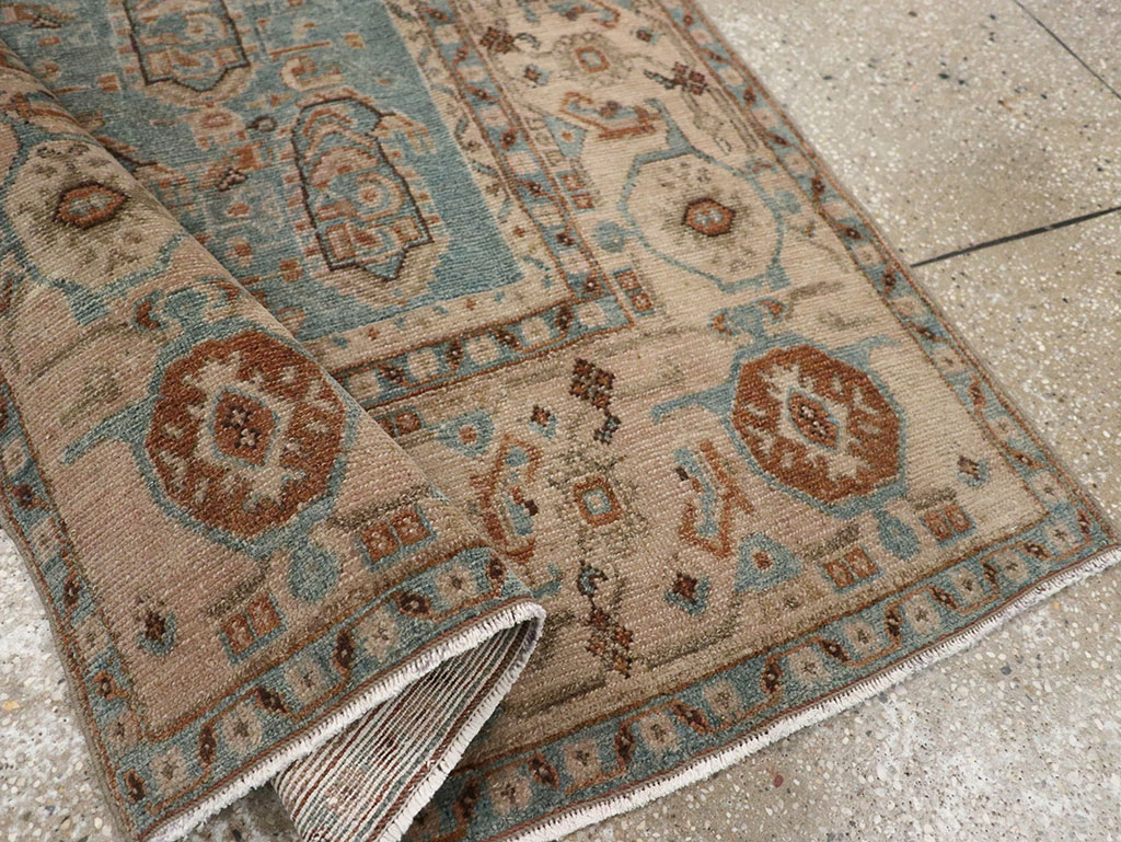 Vintage Persian Malayer Throw Rug, No.31989 - Gsblank