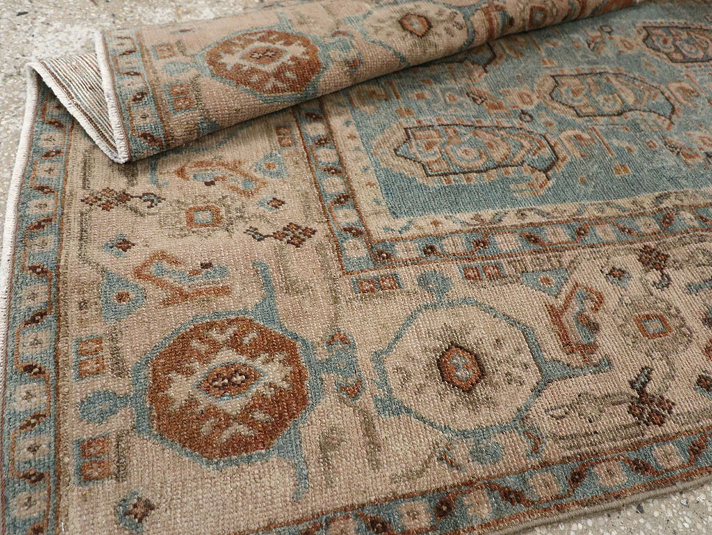 Vintage Persian Malayer Throw Rug, No.31989 - Gsblank