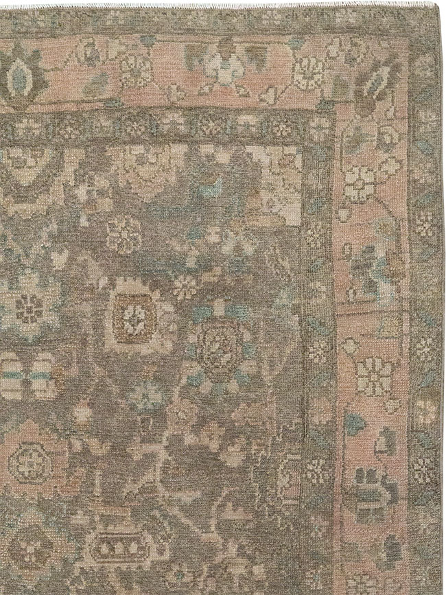 Vintage Persian Malayer Accent Rug, No.31992 - Gsblank