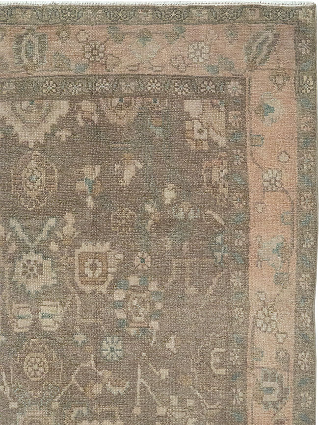 Vintage Persian Malayer Accent Rug, No.31992 - Gsblank