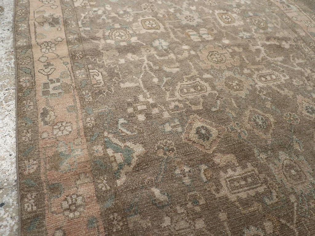 Vintage Persian Malayer Accent Rug, No.31992 - Gsblank