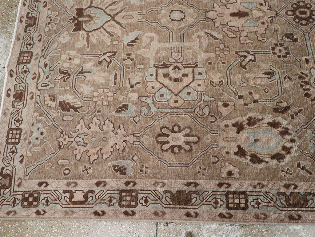 Vintage Persian Malayer Accent Rug, No.31993 - Gsblank