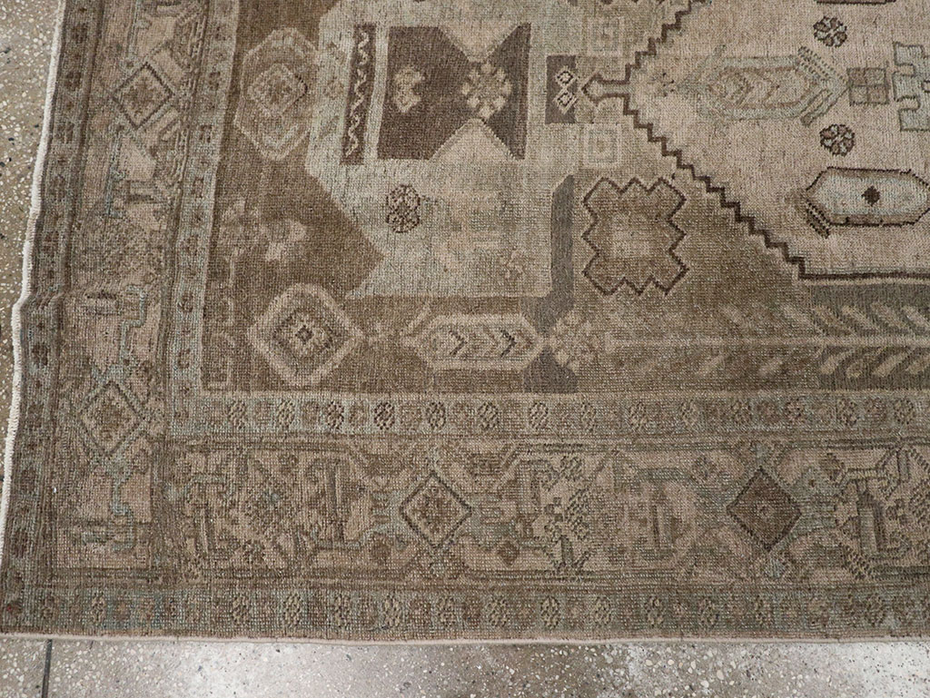 Antique Persian Kurdish Small Gallery Rug, No.31997 - Gsblank