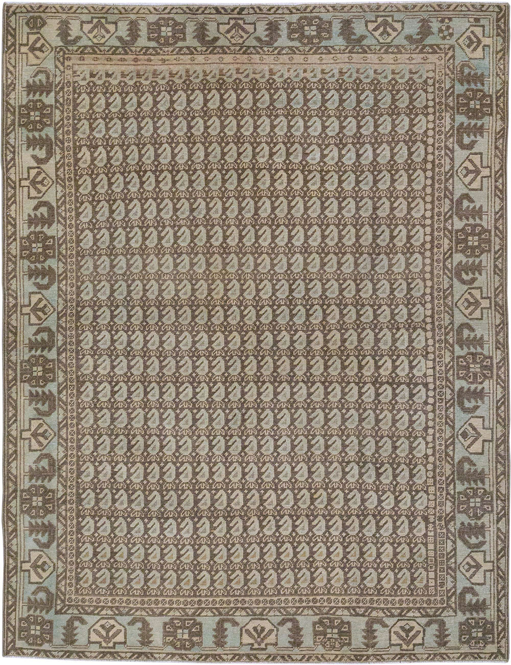 Vintage Persian Veece Accent Rug (Pair: 2 of 2), No.32000 - Gsblank