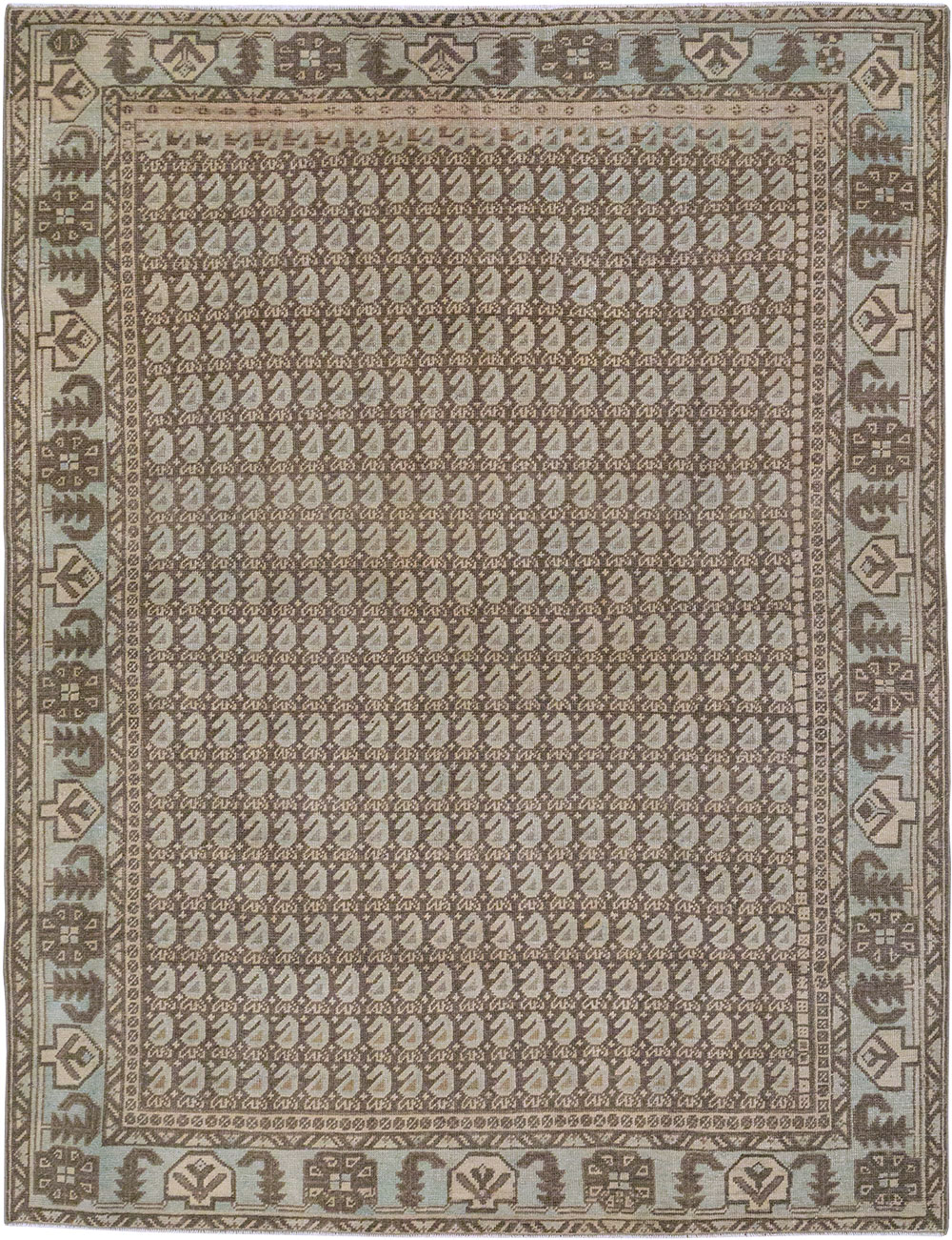 Vintage Persian Veece Accent Rug (Pair: 2 of 2), No.32000 - Gsblank