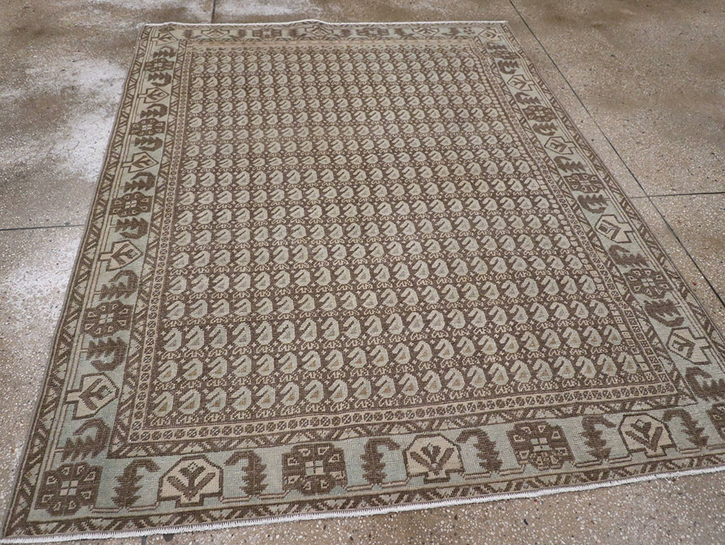 Vintage Persian Veece Accent Rug (Pair: 2 of 2), No.32000 - Gsblank
