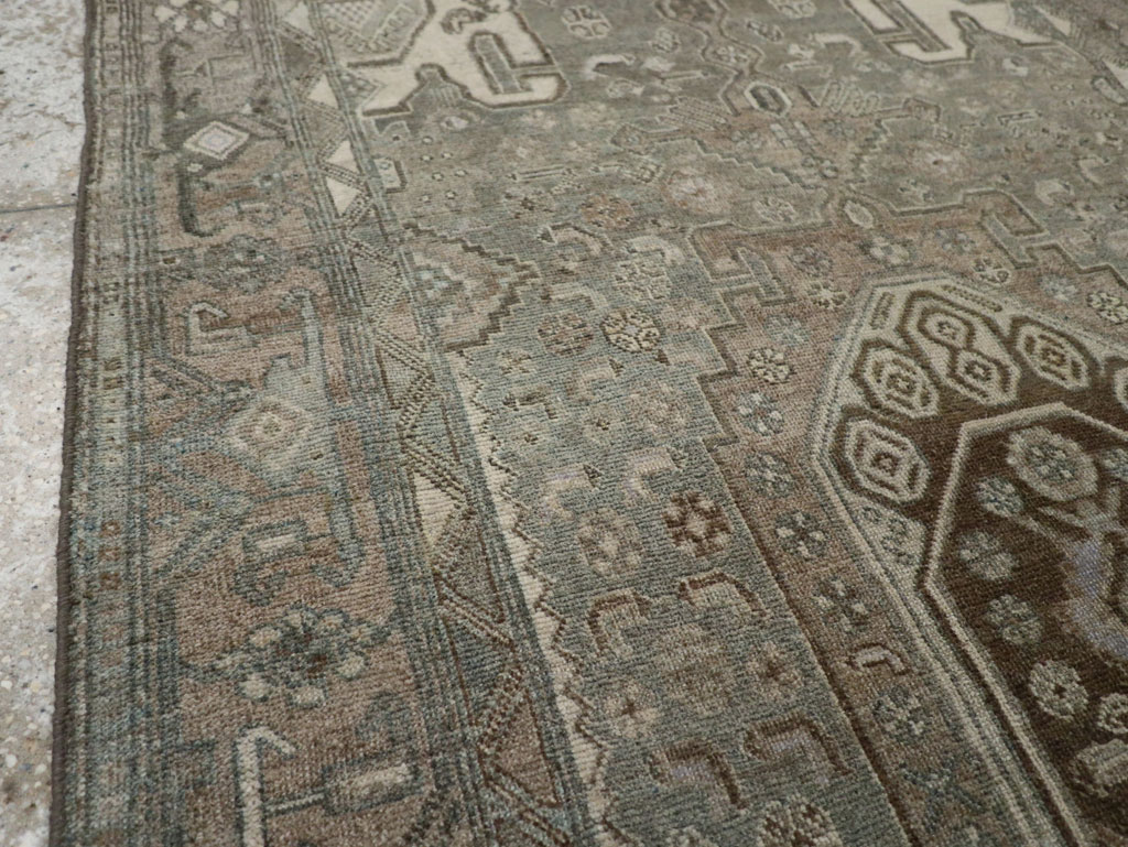 Antique Persian Kurdish Accent Rug, No.32001 - Gsblank