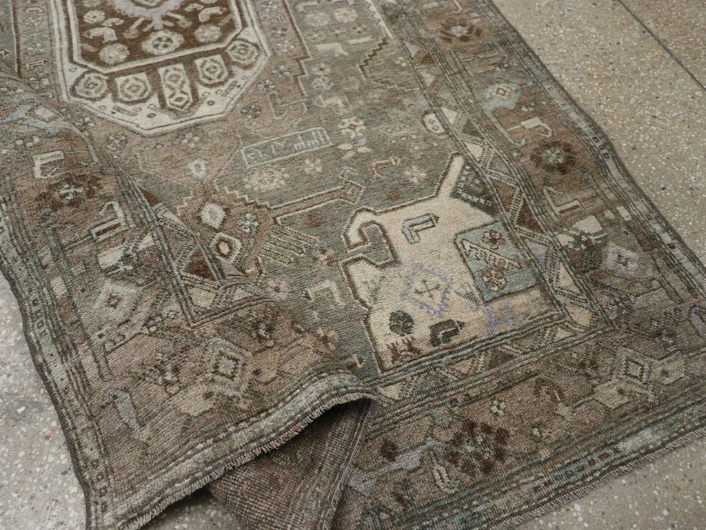 Antique Persian Kurdish Accent Rug, No.32001 - Gsblank