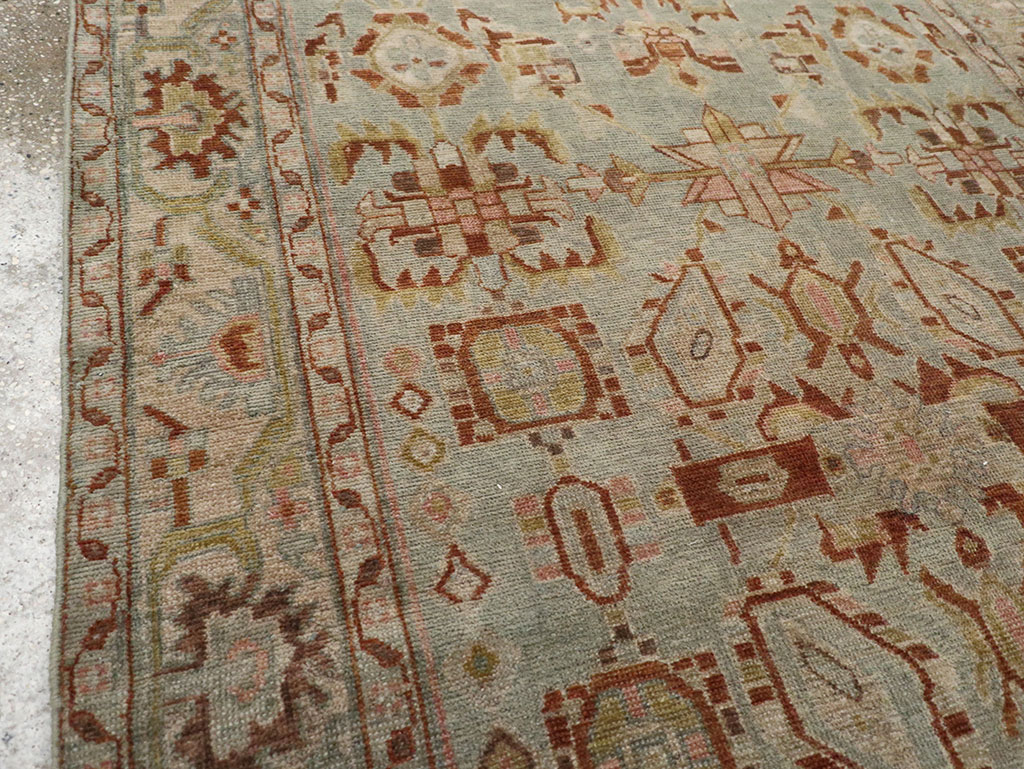 Vintage Persian Malayer Accent Rug, No.32002 - Gsblank