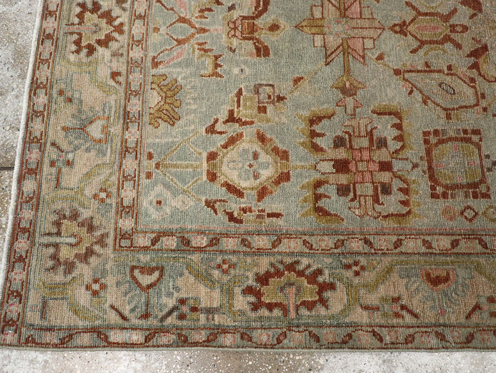 Vintage Persian Malayer Accent Rug, No.32002 - Gsblank