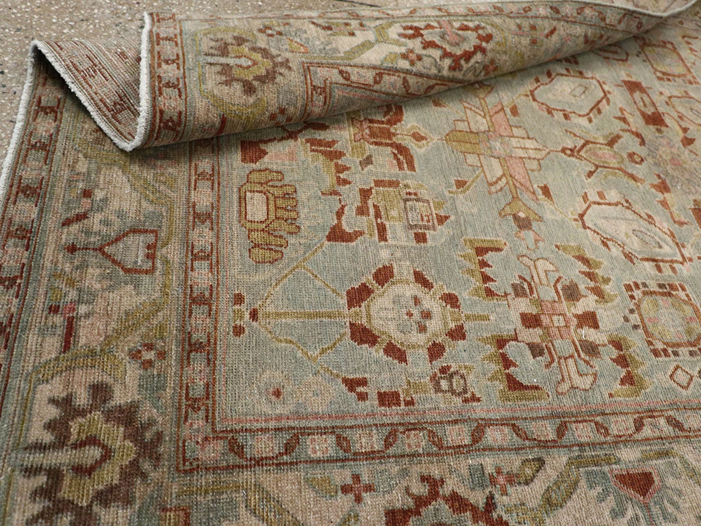 Vintage Persian Malayer Accent Rug, No.32002 - Gsblank