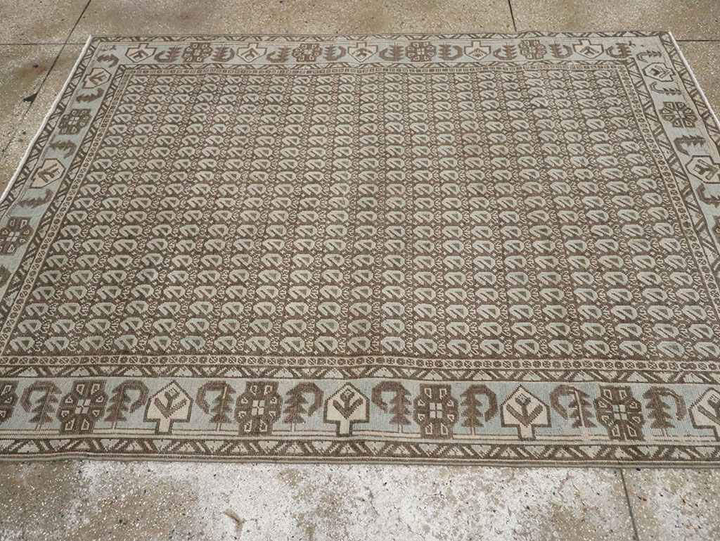 Vintage Persian Veece Accent Rug (Pair: 1 of 2), No.32003 - Gsblank