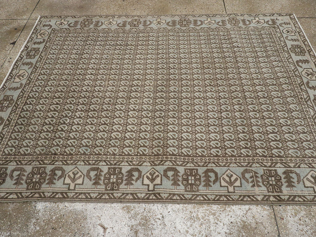 Vintage Persian Veece Accent Rug (Pair: 1 of 2), No.32003 - Gsblank