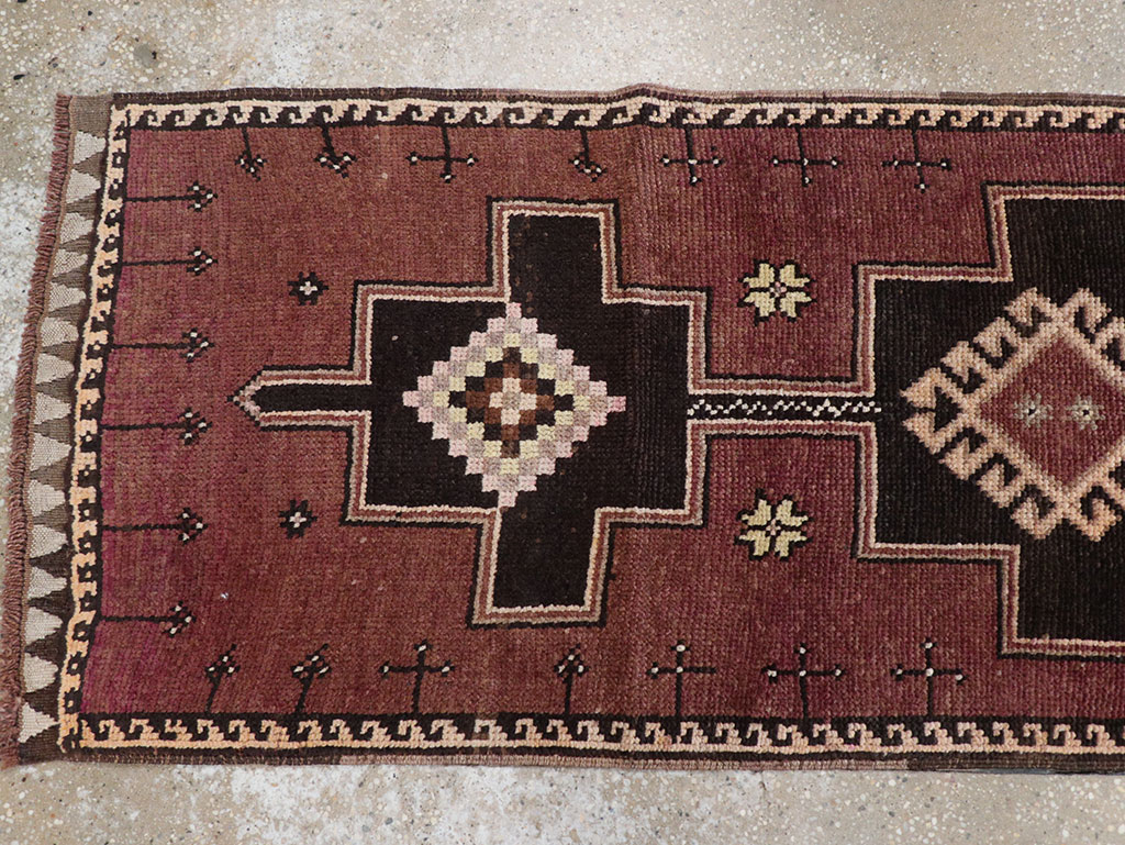 Vintage Turkish Anatolian Long Runner, No.32004 - Gsblank