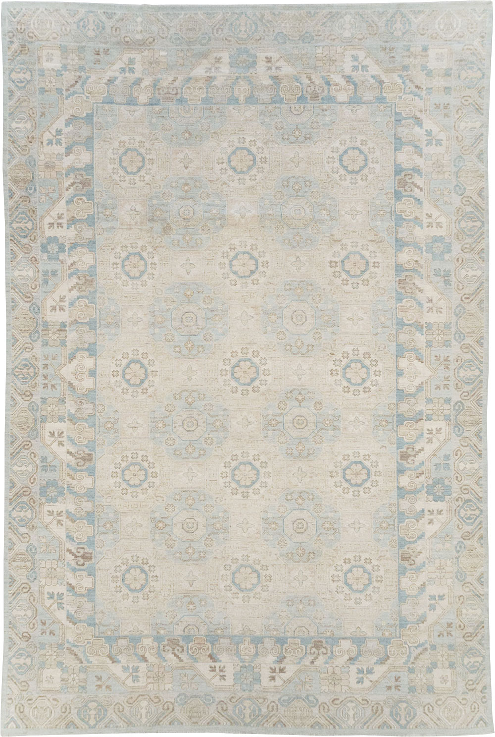 Modern East Turkestan Khotan Large Carpet, No.32005 - Gsblank