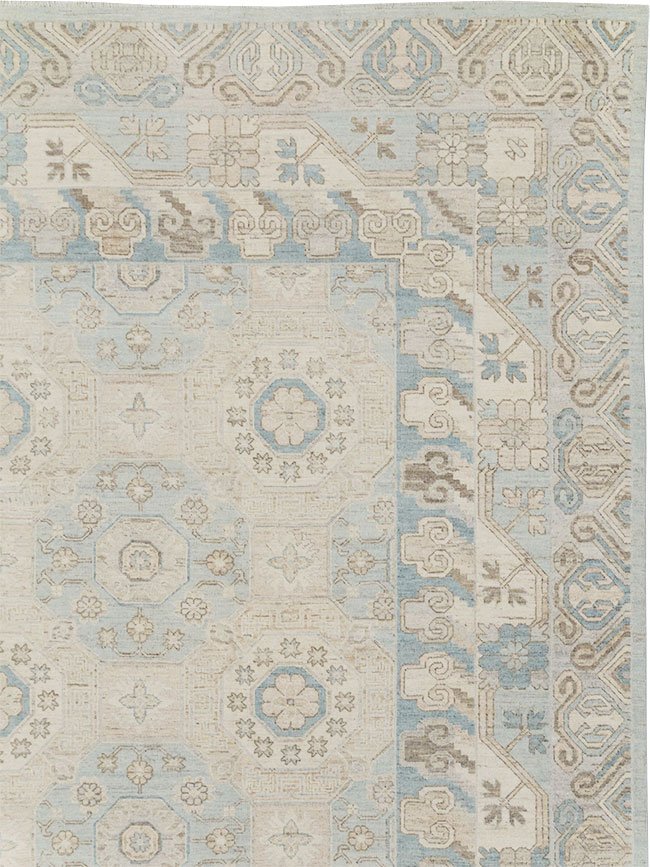 Modern East Turkestan Khotan Large Carpet, No.32005 - Gsblank