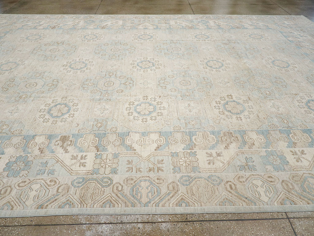 Modern East Turkestan Khotan Large Carpet, No.32005 - Gsblank