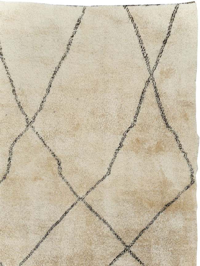 Modern Moroccan Square Room Size Carpet, No.32008 - Gsblank