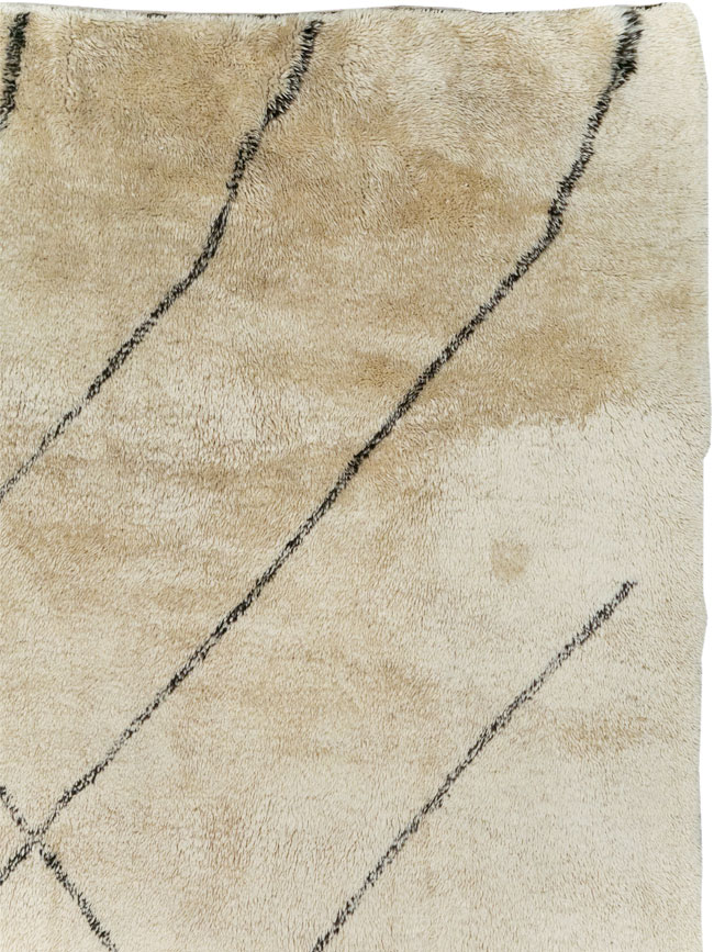 Modern Moroccan Square Room Size Carpet, No.32008 - Gsblank