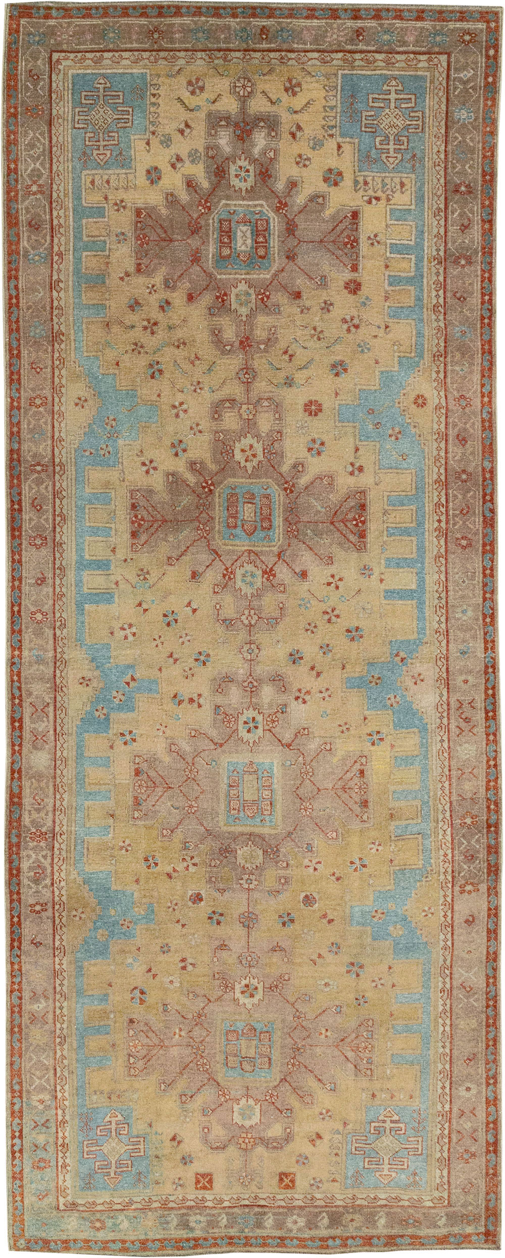 Vintage Persian Kurdish Runner, No.32022 - Gsblank
