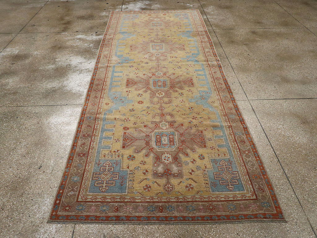 Vintage Persian Kurdish Runner, No.32022 - Gsblank