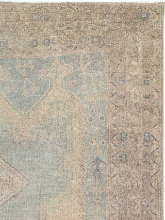 Vintage Persian Afshar Accent Rug, No.32025 - Gsblank