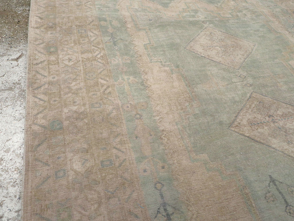 Vintage Persian Afshar Accent Rug, No.32025 - Gsblank