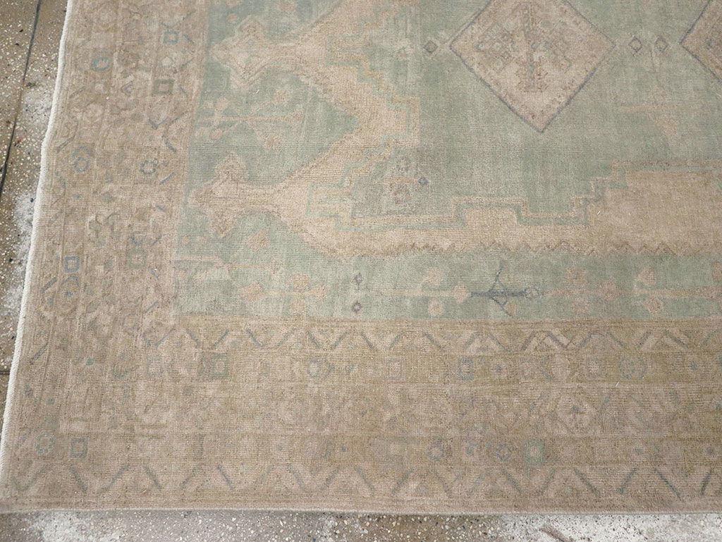 Vintage Persian Afshar Accent Rug, No.32025 - Gsblank