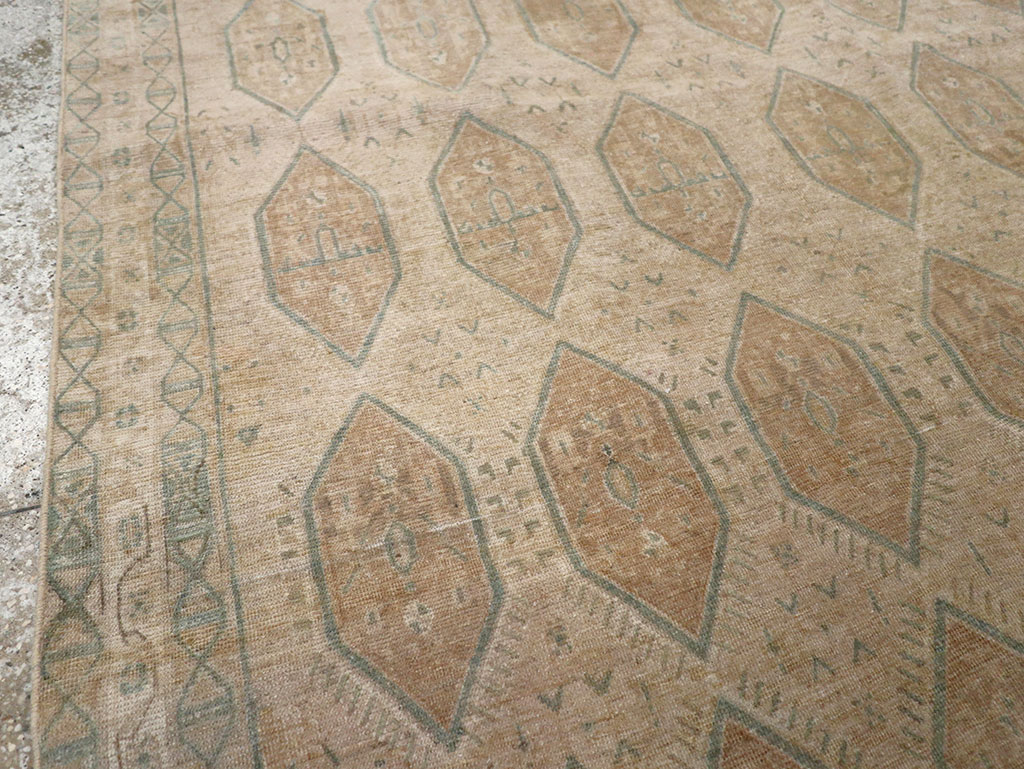 Vintage Persian Afshar Accent Rug, No.32026 - Gsblank