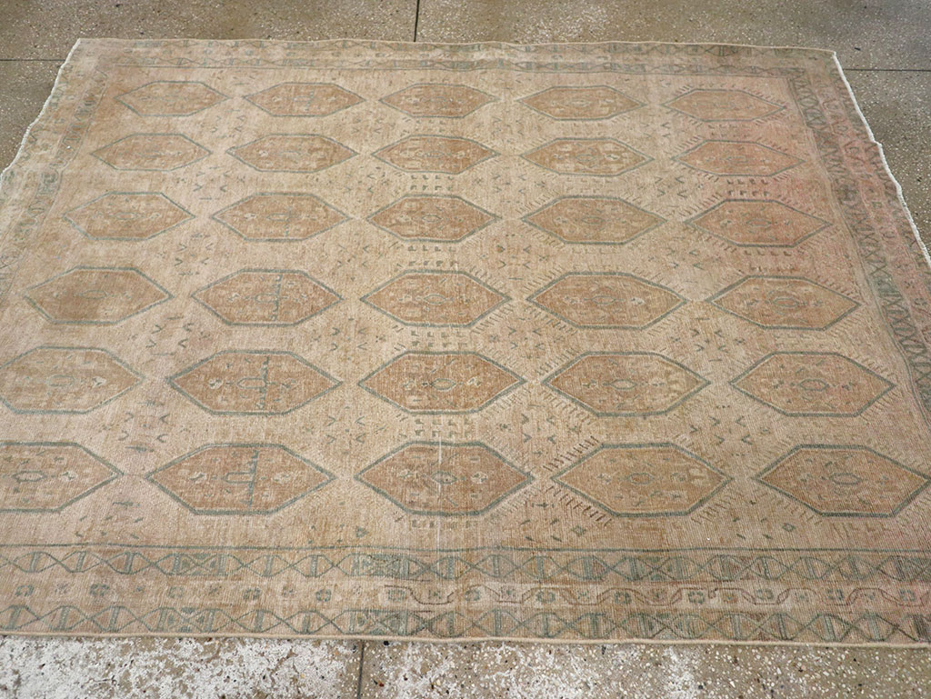 Vintage Persian Afshar Accent Rug, No.32026 - Gsblank