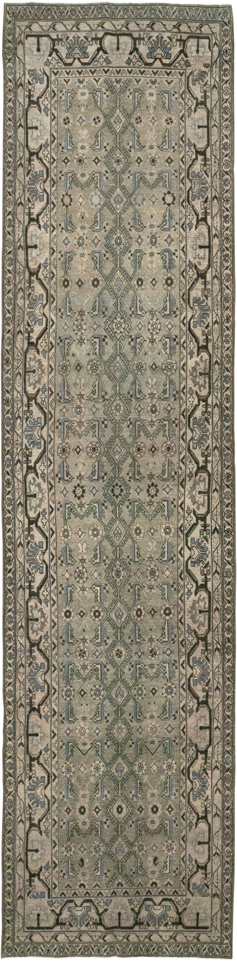 Vintage Persian Malayer Runner, No.32027 - Gsblank