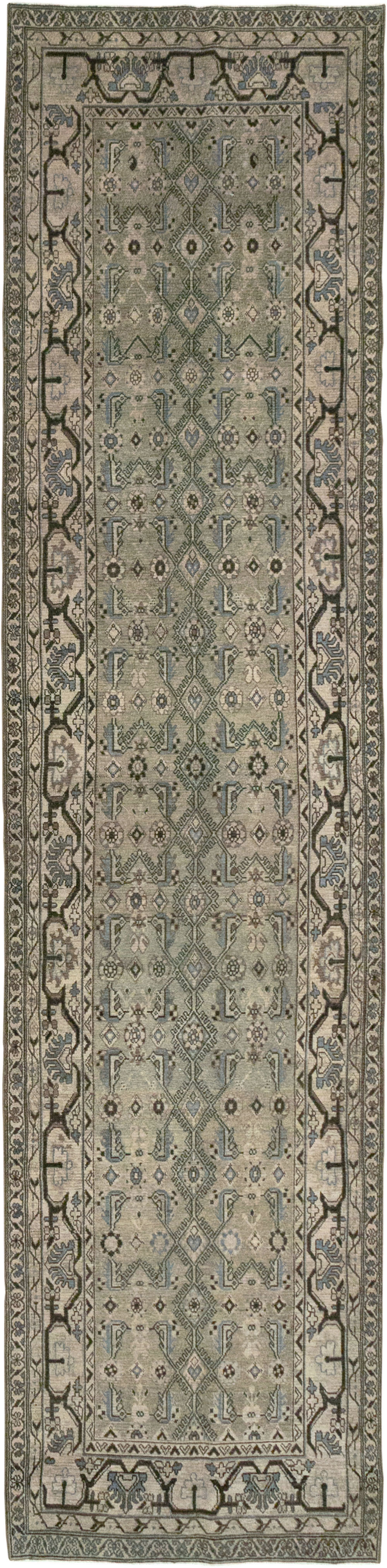 Vintage Persian Malayer Runner, No.32027 - Gsblank