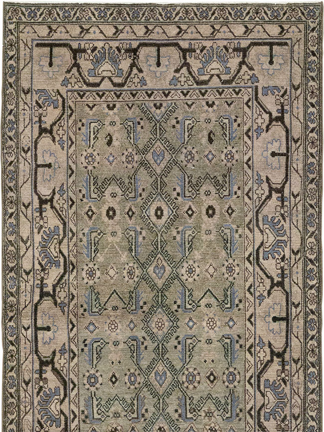 Vintage Persian Malayer Runner, No.32027 - Gsblank