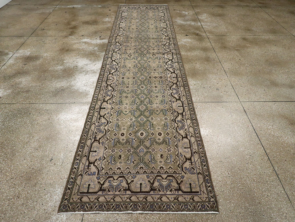 Vintage Persian Malayer Runner, No.32027 - Gsblank
