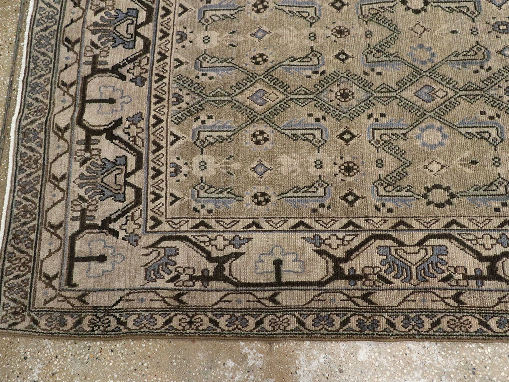 Vintage Persian Malayer Runner, No.32027 - Gsblank