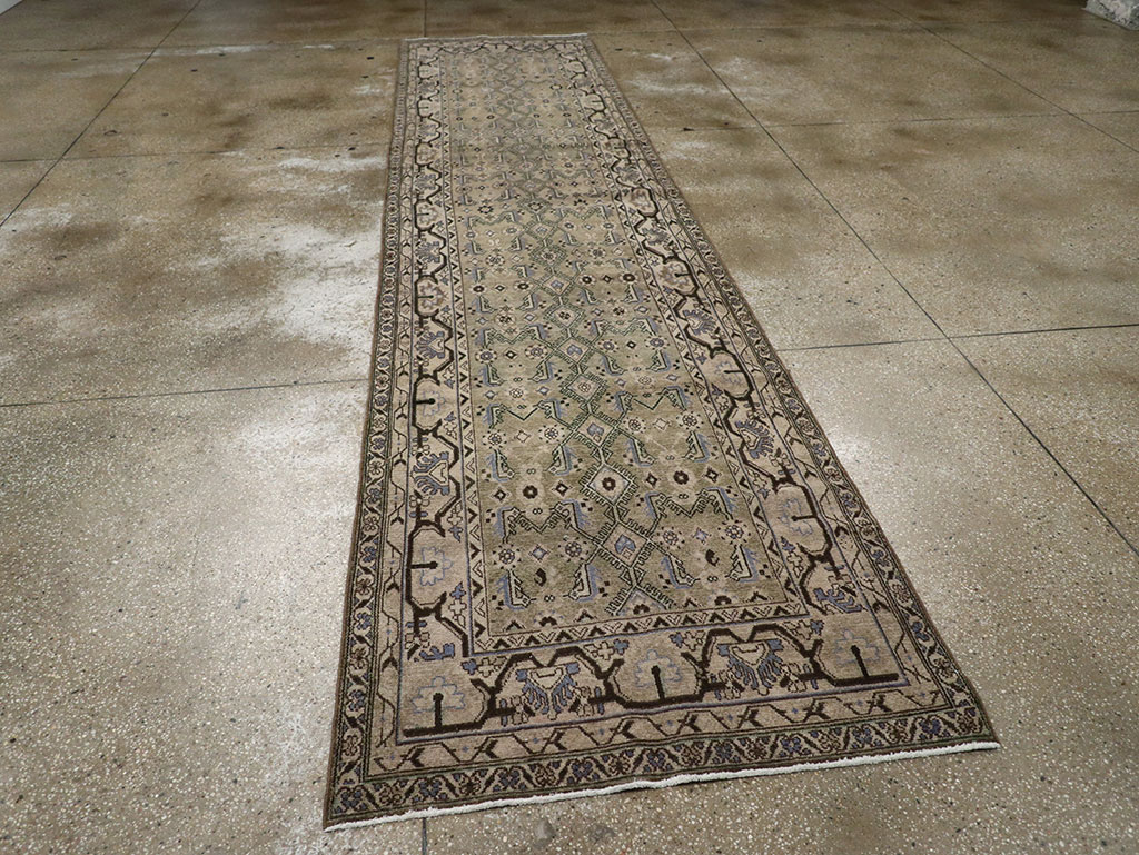 Vintage Persian Malayer Runner, No.32027 - Gsblank