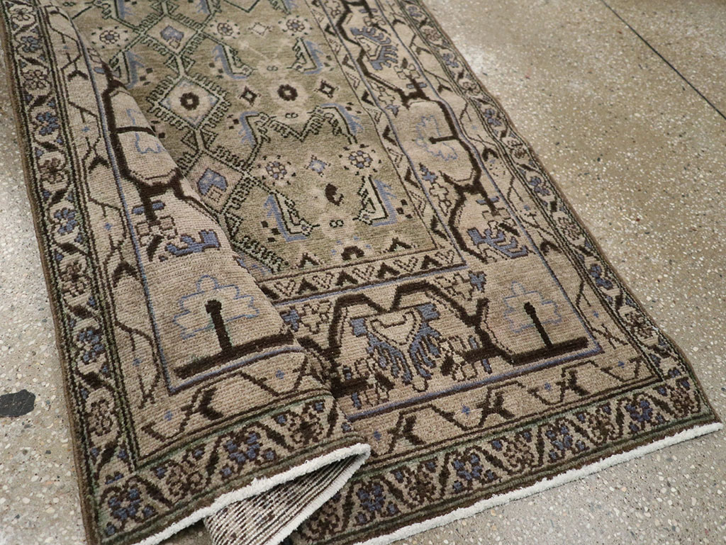 Vintage Persian Malayer Runner, No.32027 - Gsblank