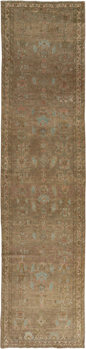 Vintage Persian Malayer Runner, No.32033 - Gsblank