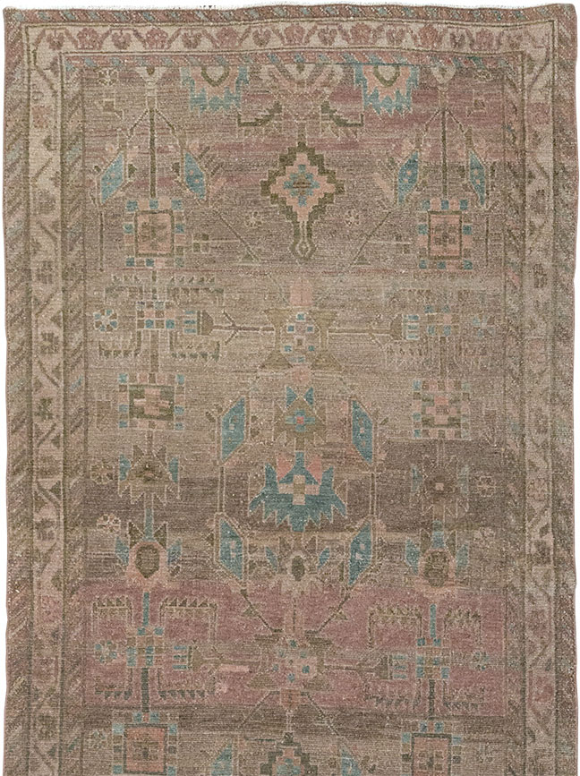 Vintage Persian Malayer Runner, No.32033 - Gsblank