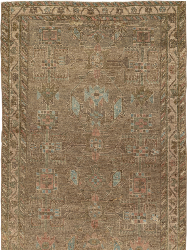 Vintage Persian Malayer Runner, No.32033 - Gsblank