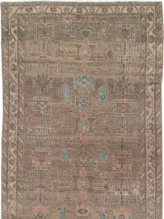 Vintage Persian Malayer Runner, No.32033 - Gsblank