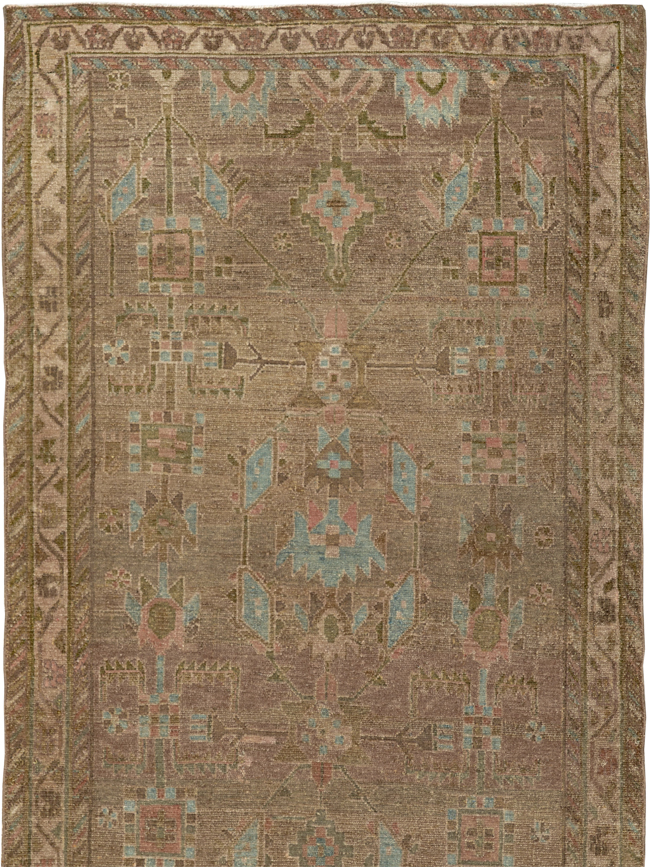 Vintage Persian Malayer Runner, No.32033 - Gsblank