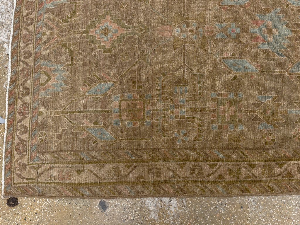 Vintage Persian Malayer Runner, No.32033 - Gsblank
